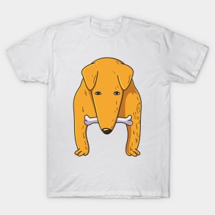 Dog and bone. T-Shirt